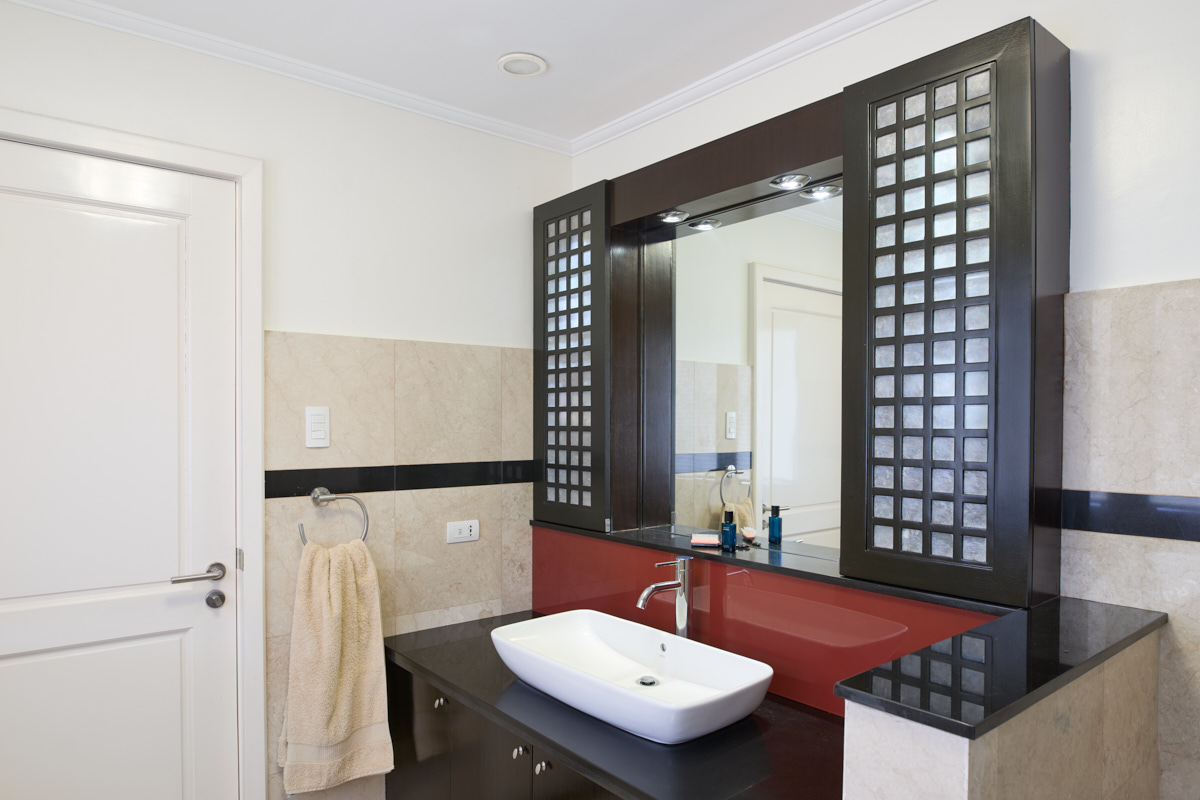 Master bathroom vanity